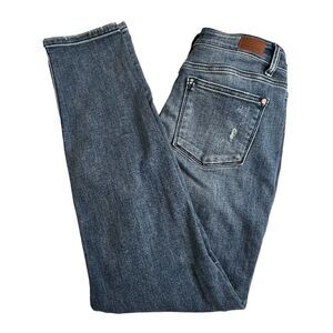 Judy Blue Womens Medium‎ Wash High Rise Distressed Boyfriend Jeans 7/28